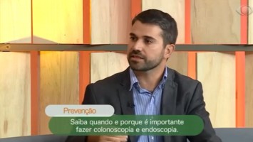 Dr. César Elias, gastroenterologista do HDP, em entrevista à Band TV