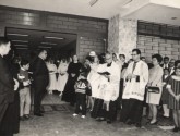 Inauguração do Divina Providência com a presença do arcebispo de Porto Alegre, Dom Vicente Scherer