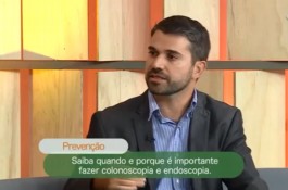 Dr. César Elias, gastroenterologista do HDP, em entrevista à Band TV