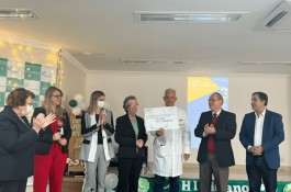 Ir. Cecília Koerbes, Deise Luce, Liane Amorim, Ir. Inês Pretto, Dr. Angelo Chaves, João Daniel Berto e Dr. José Clóvis Soares